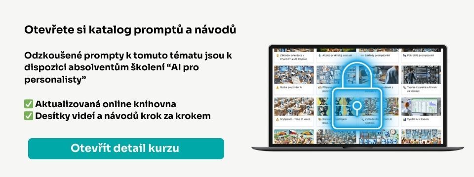 Příklad podkladů pro AI při tvorbě inzerátu od nuly